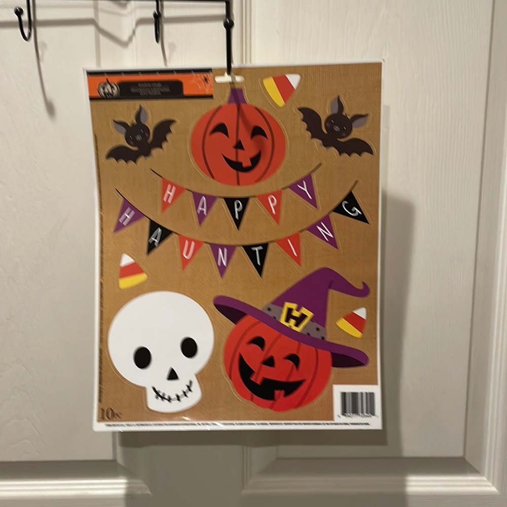 Halloween window stickers